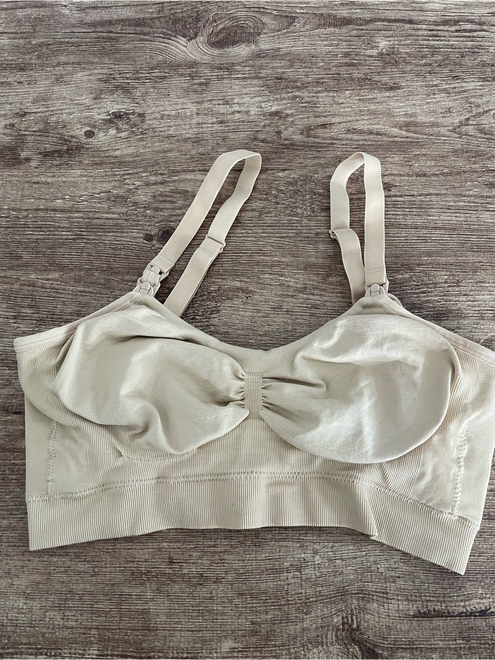 Kindred Bravely Sublime Hands-Free Pumping/Nursing Bra Tan Size Medium
